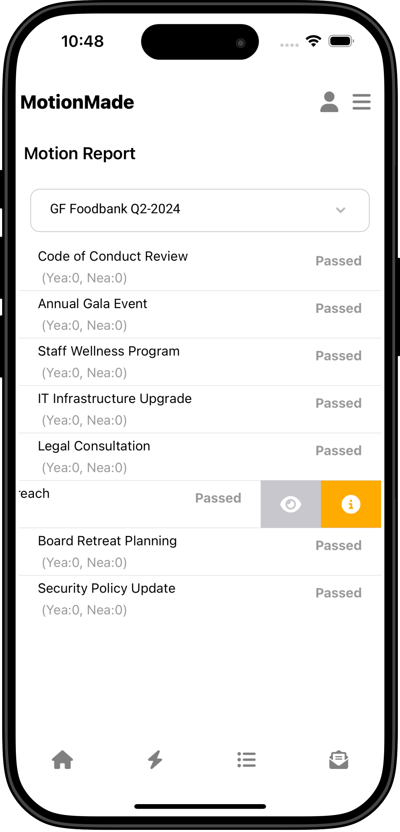 MotionMade Mobile App
